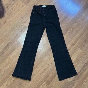 RSQ High Rise Flare Women's Size 25 Black Jeans